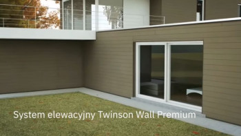 Montaż elewacji kompozytowej. Deska elewacyjna kompozytowa Twinson Wall Premium.