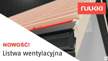 Zobacz jak działa nowa listwa wentylacyjna Ruukki. Nowość 2025!